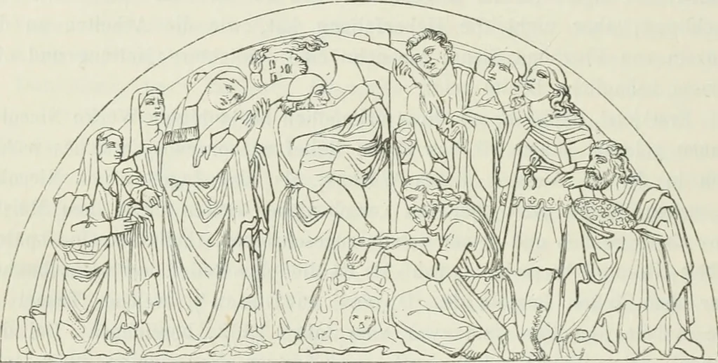 An illustration from Geschichte der bildenden Künste .., 1866, leaf 303