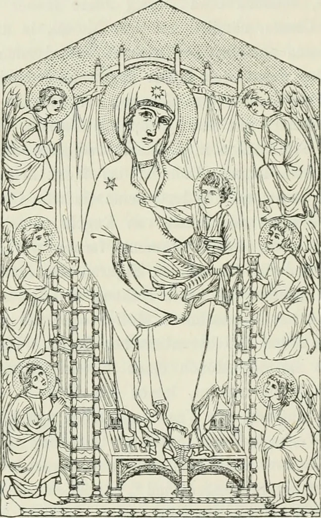 An illustration from Geschichte der bildenden Künste .., 1866, leaf 333