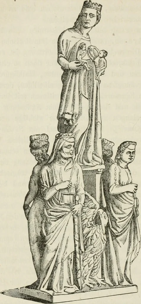 An illustration from Geschichte der bildenden Künste .., 1866, leaf 363