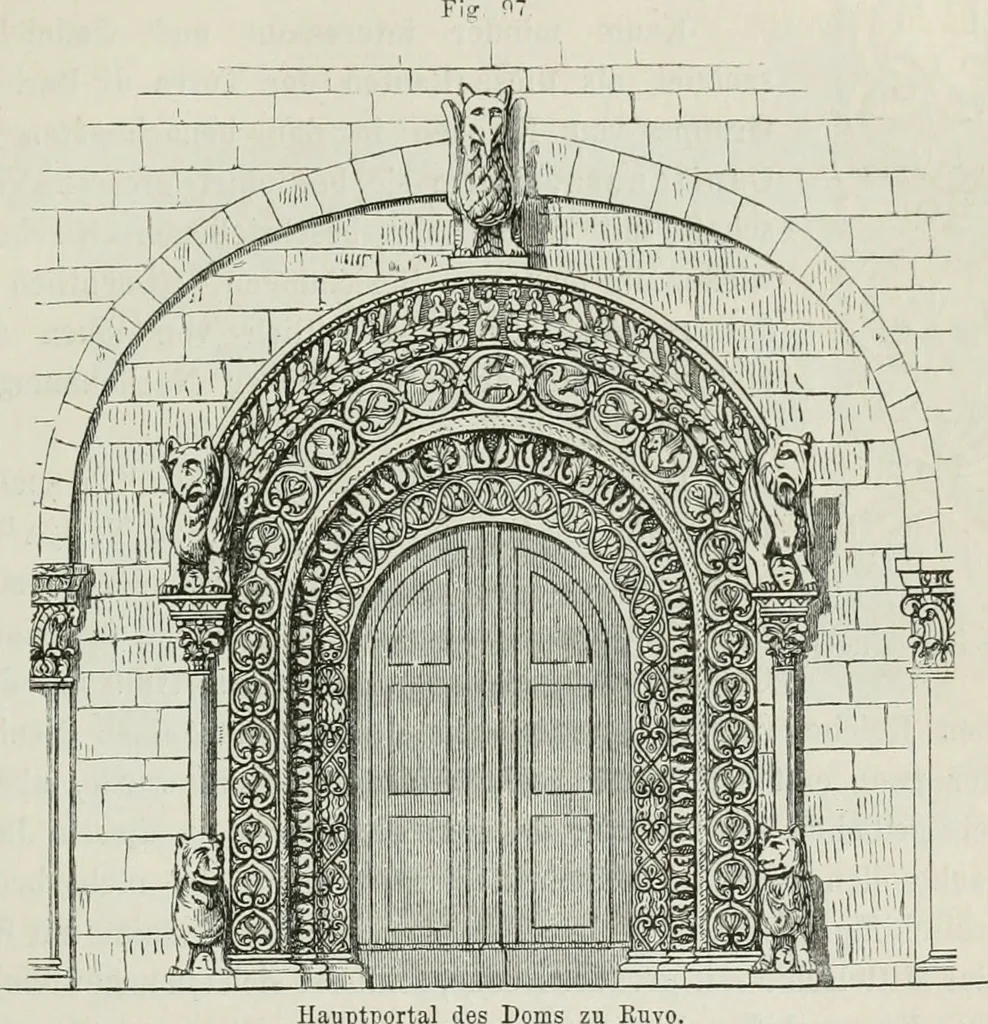An illustration from Geschichte der bildenden Künste .., 1866, leaf 540