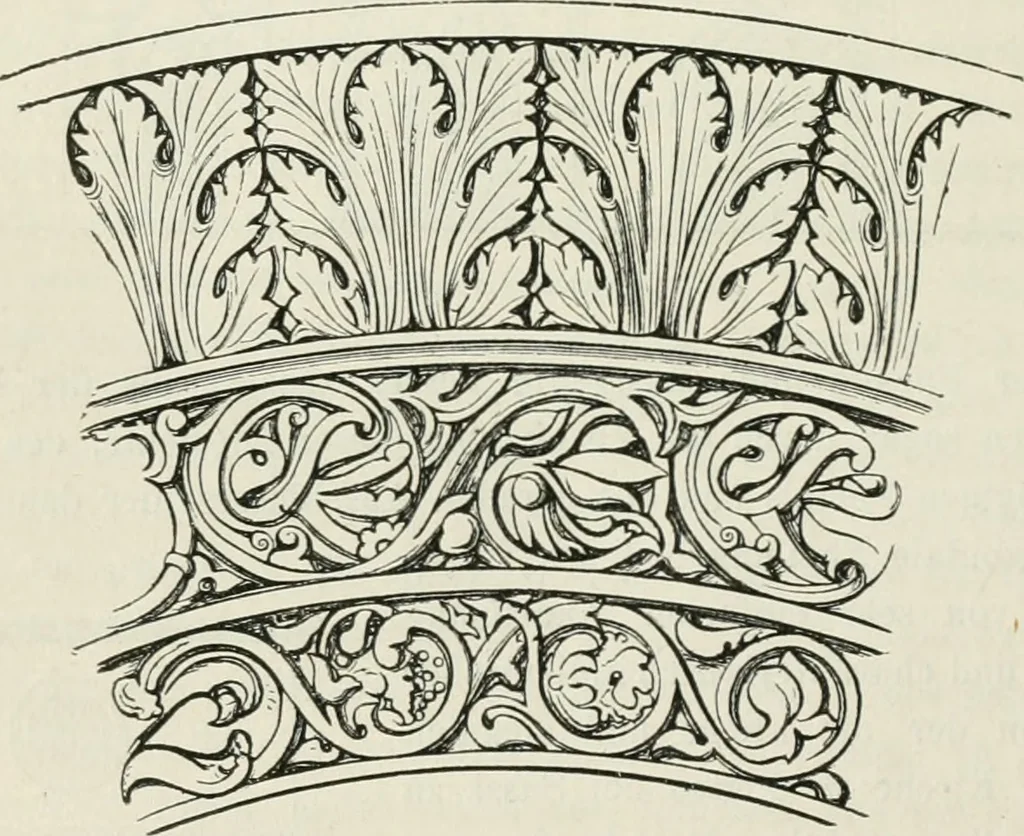 An illustration from Geschichte der bildenden Künste .., 1866, leaf 561