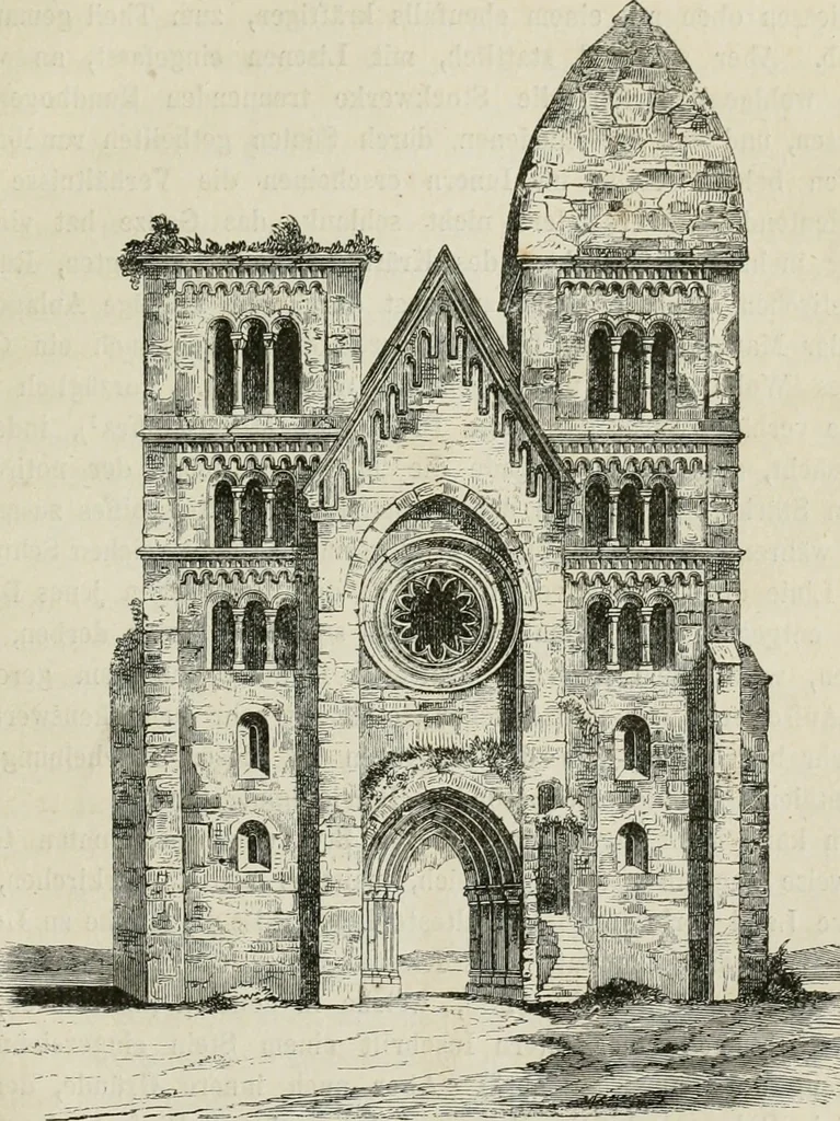 An illustration from Geschichte der bildenden Künste .., 1866, leaf 650