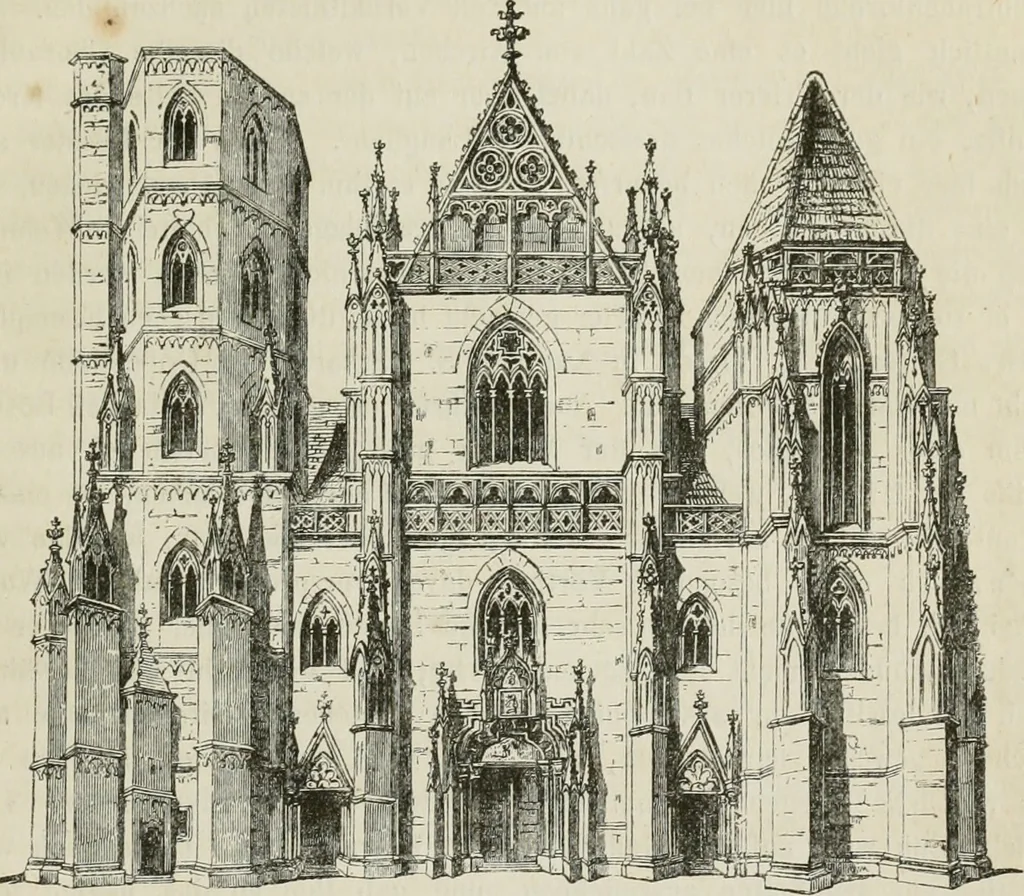 An illustration from Geschichte der bildenden Künste .., 1866, leaf 658
