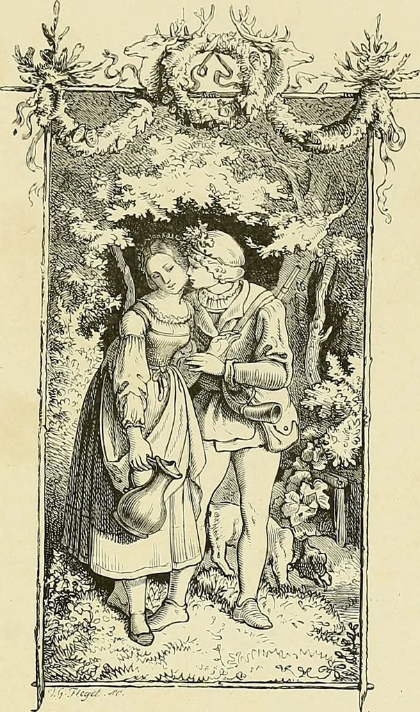 An illustration from Bilder-Album zur neueren Geschichte des Holzschnitts in Deutschland., 1877, leaf 104