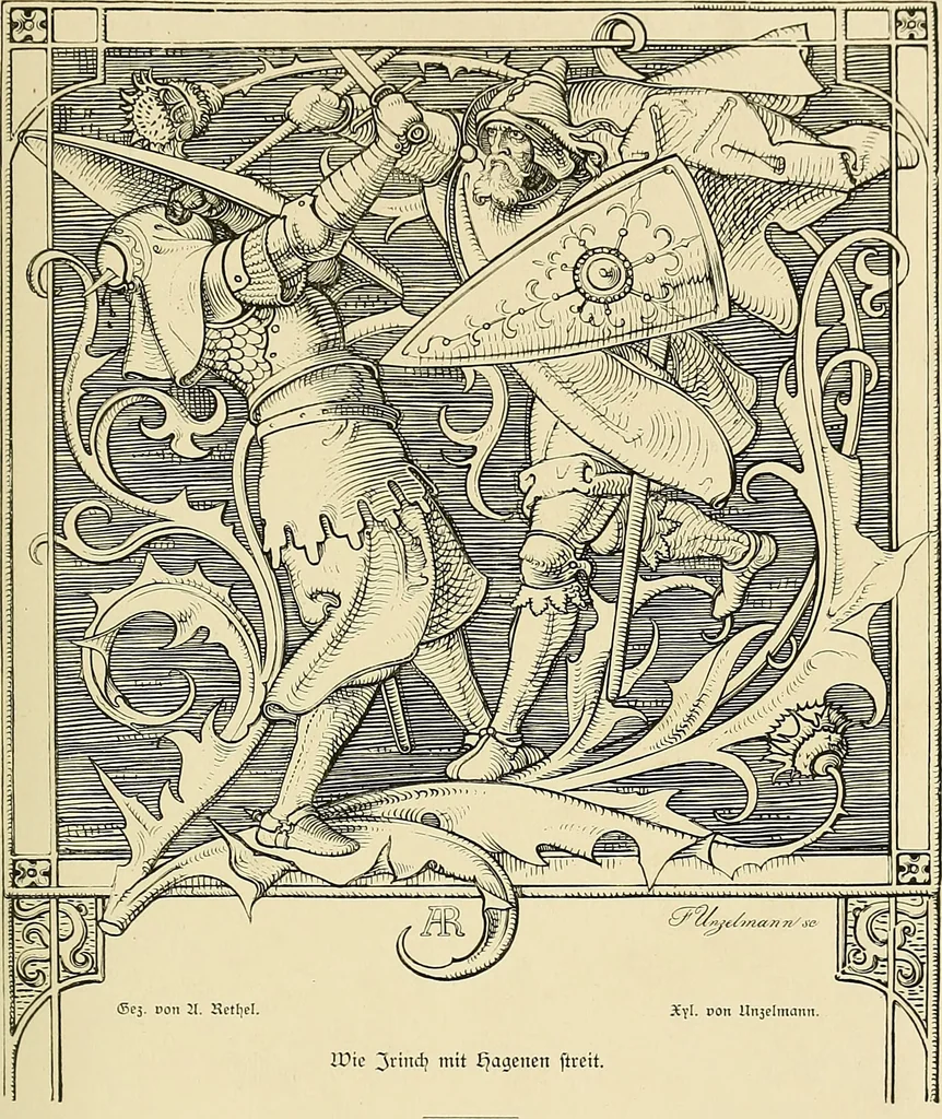 An illustration from Bilder-Album zur neueren Geschichte des Holzschnitts in Deutschland., 1877, leaf 32
