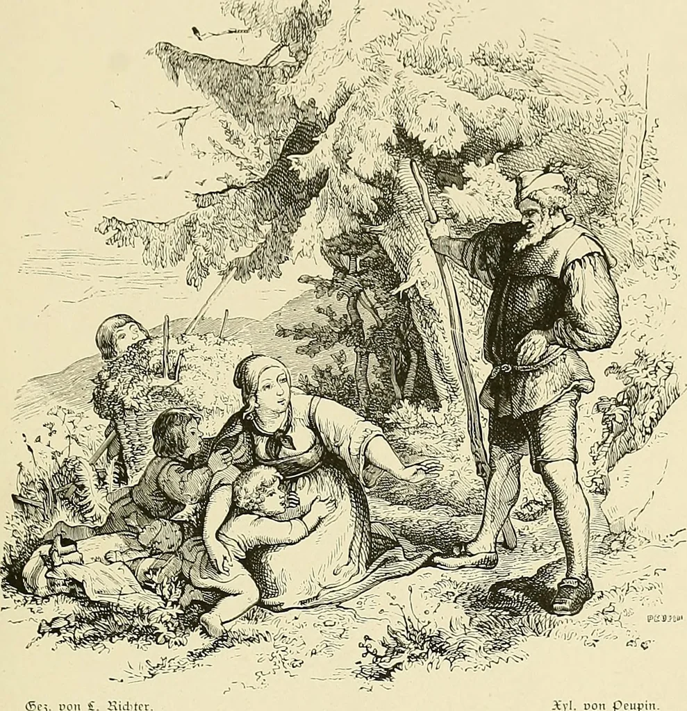 An illustration from Bilder-Album zur neueren Geschichte des Holzschnitts in Deutschland., 1877, leaf 60