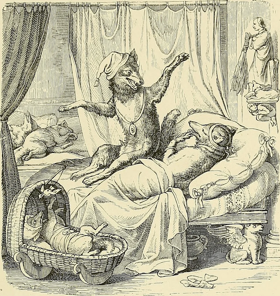 An illustration from Bilder-Album zur neueren Geschichte des Holzschnitts in Deutschland., 1877, leaf 70