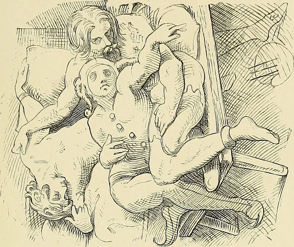 An illustration from Bilder-Album zur neueren Geschichte des Holzschnitts in Deutschland., 1877, leaf 74