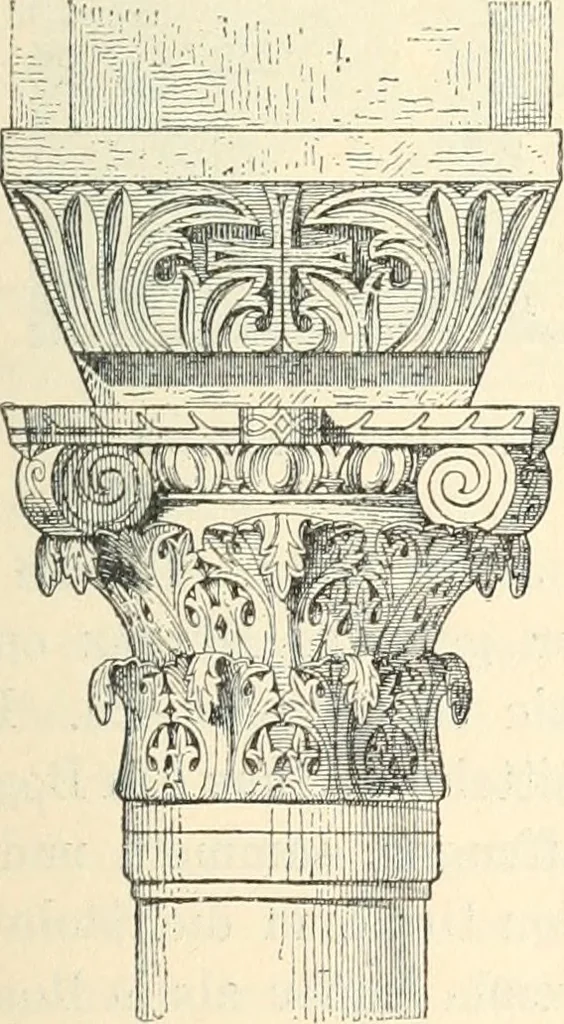 An illustration from Bilder aus der Geschichte der altchristlichen Kunst und liturgie in Italien, 1899, leaf 108