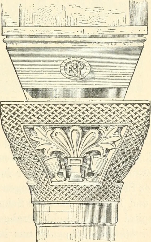 An illustration from Bilder aus der Geschichte der altchristlichen Kunst und liturgie in Italien, 1899, leaf 108