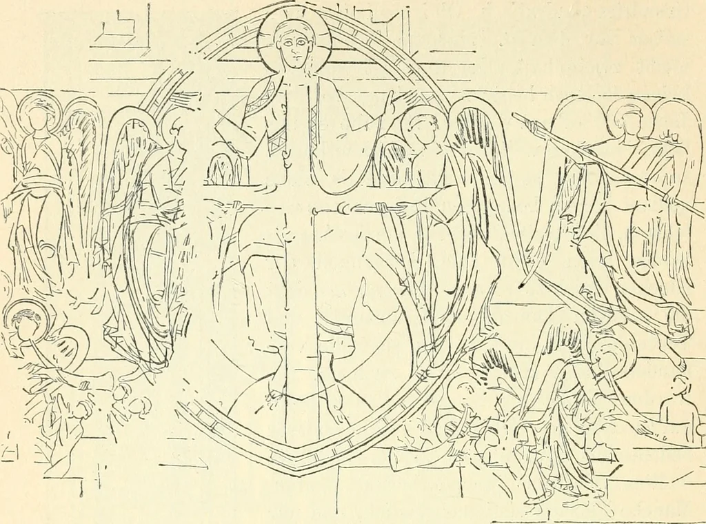 An illustration from Bilder aus der Geschichte der altchristlichen Kunst und liturgie in Italien, 1899, leaf 111
