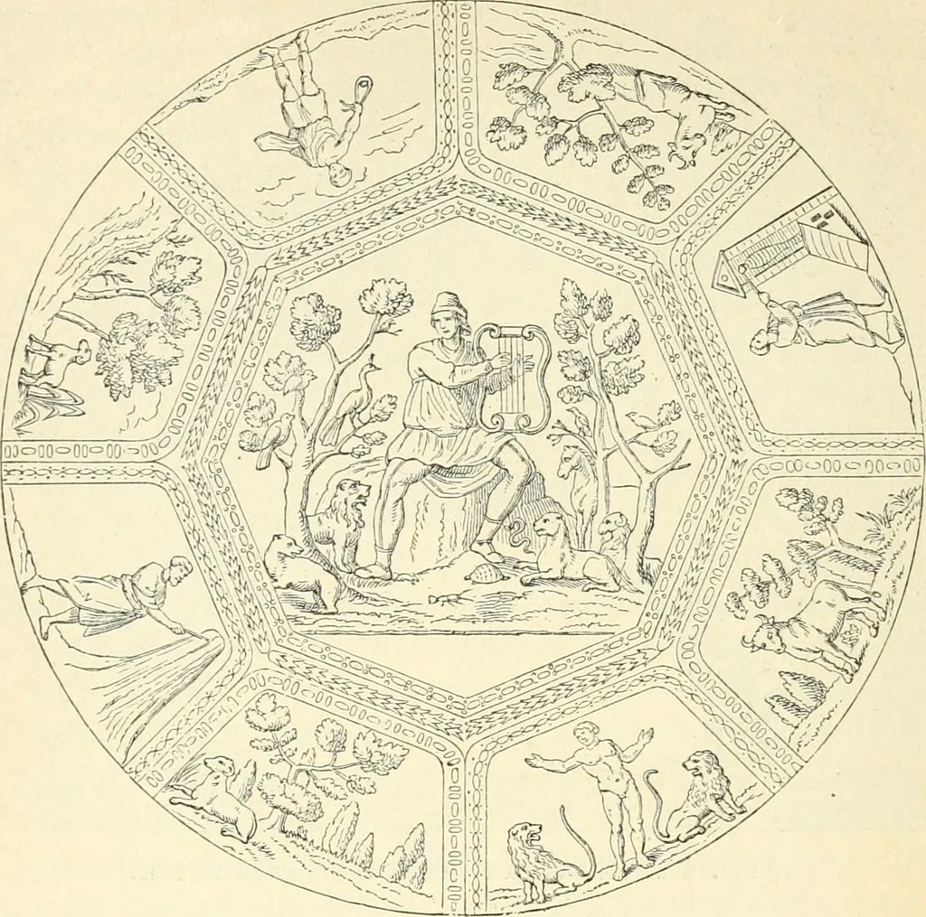 An illustration from Bilder aus der Geschichte der altchristlichen Kunst und liturgie in Italien, 1899, leaf 115