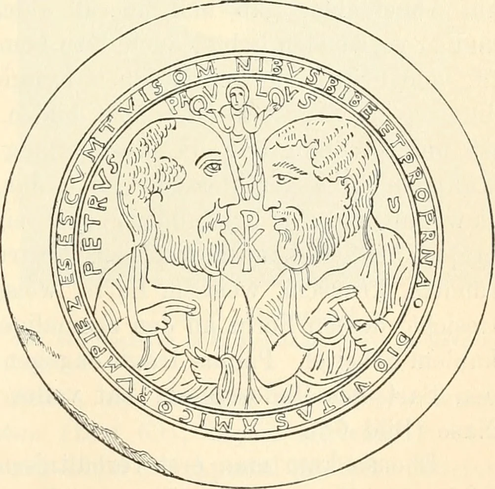An illustration from Bilder aus der Geschichte der altchristlichen Kunst und liturgie in Italien, 1899, leaf 116