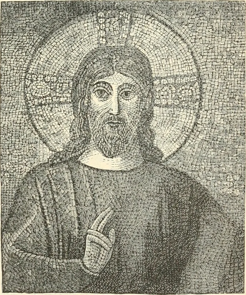 An illustration from Bilder aus der Geschichte der altchristlichen Kunst und liturgie in Italien, 1899, leaf 118