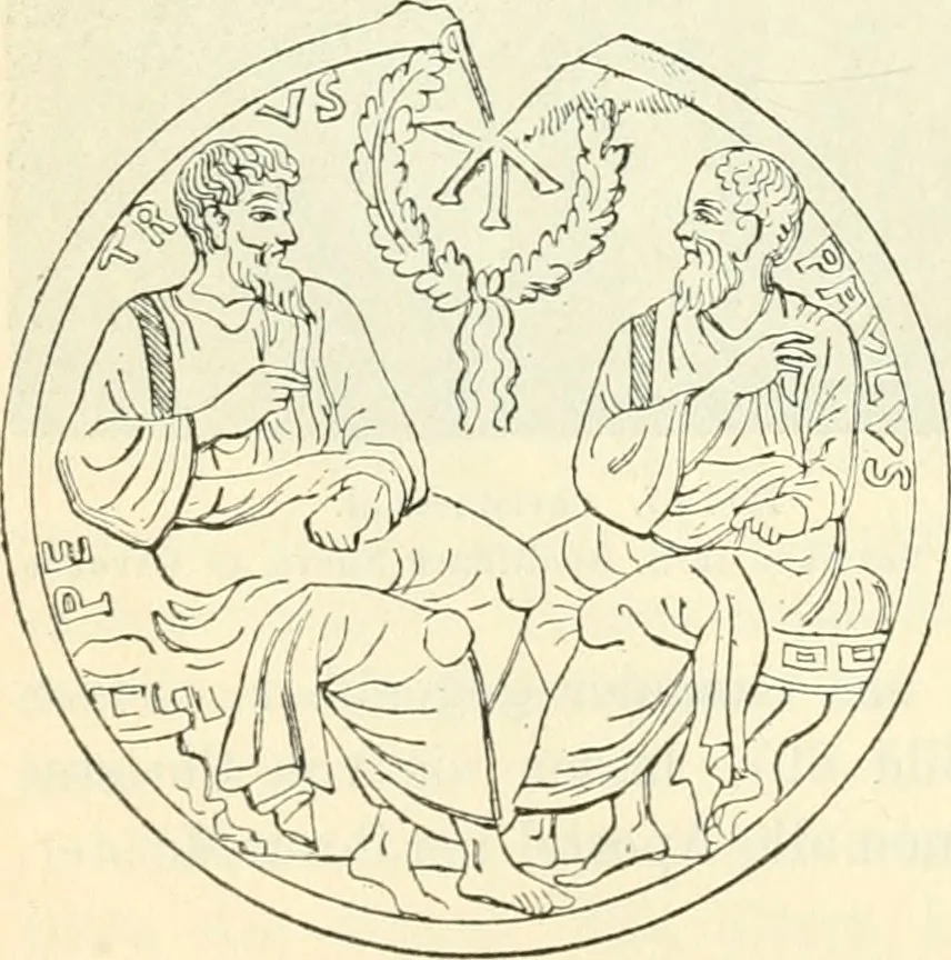 An illustration from Bilder aus der Geschichte der altchristlichen Kunst und liturgie in Italien, 1899, leaf 119