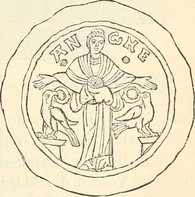 An illustration from Bilder aus der Geschichte der altchristlichen Kunst und liturgie in Italien, 1899, leaf 120