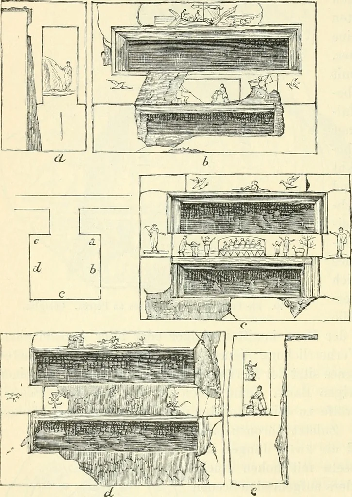 An illustration from Bilder aus der Geschichte der altchristlichen Kunst und liturgie in Italien, 1899, leaf 121