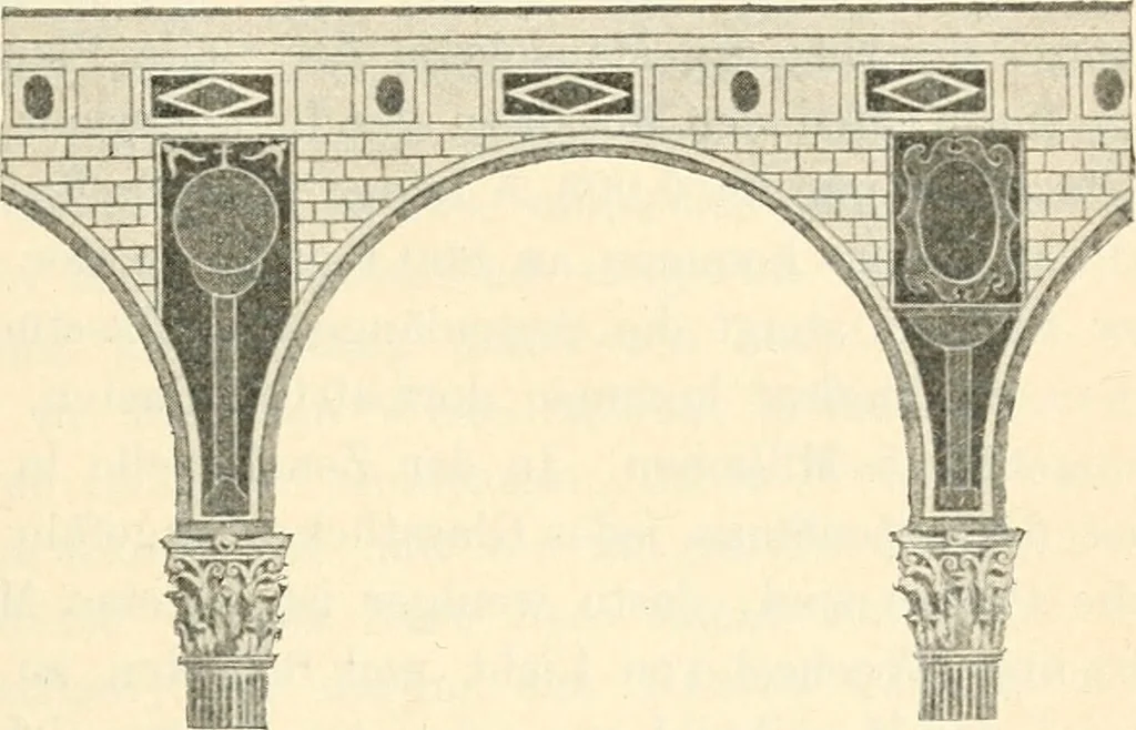 An illustration from Bilder aus der Geschichte der altchristlichen Kunst und liturgie in Italien, 1899, leaf 140