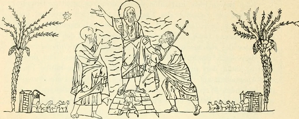 An illustration from Bilder aus der Geschichte der altchristlichen Kunst und liturgie in Italien, 1899, leaf 147