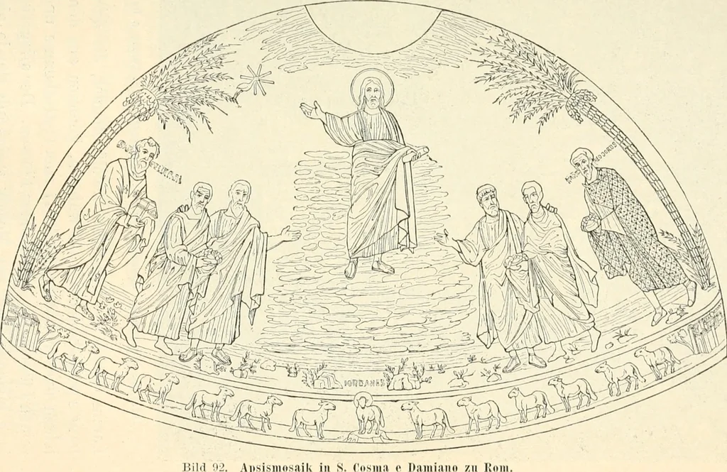 An illustration from Bilder aus der Geschichte der altchristlichen Kunst und liturgie in Italien, 1899, leaf 152
