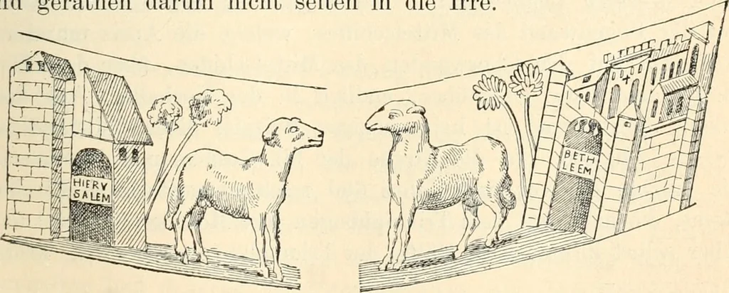 An illustration from Bilder aus der Geschichte der altchristlichen Kunst und liturgie in Italien, 1899, leaf 154