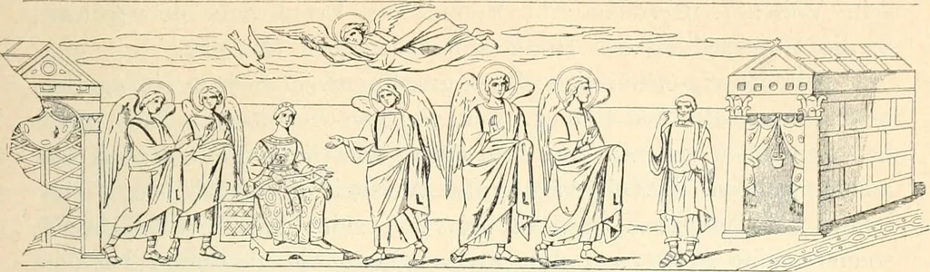 An illustration from Bilder aus der Geschichte der altchristlichen Kunst und liturgie in Italien, 1899, leaf 160