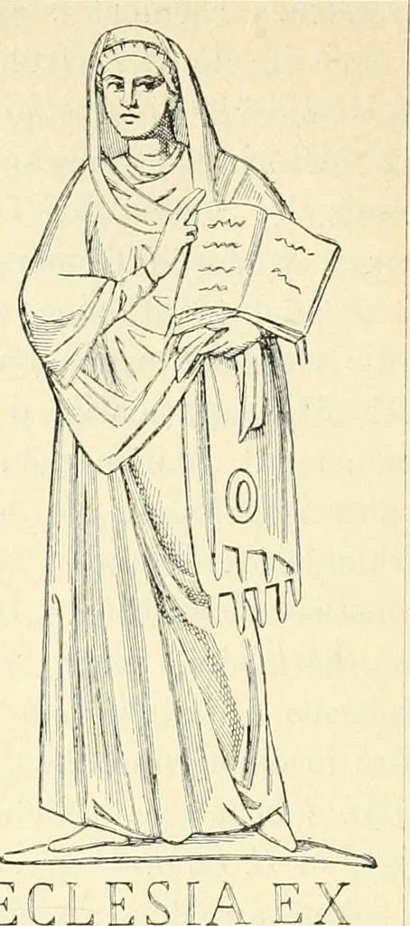 An illustration from Bilder aus der Geschichte der altchristlichen Kunst und liturgie in Italien, 1899, leaf 163