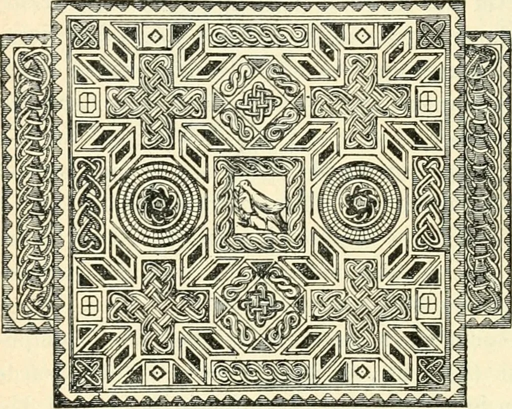 An illustration from Bilder aus der Geschichte der altchristlichen Kunst und liturgie in Italien, 1899, leaf 165