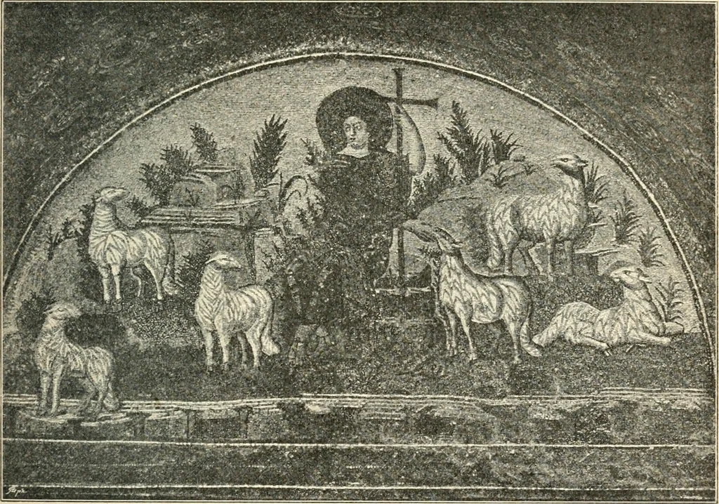 An illustration from Bilder aus der Geschichte der altchristlichen Kunst und liturgie in Italien, 1899, leaf 170