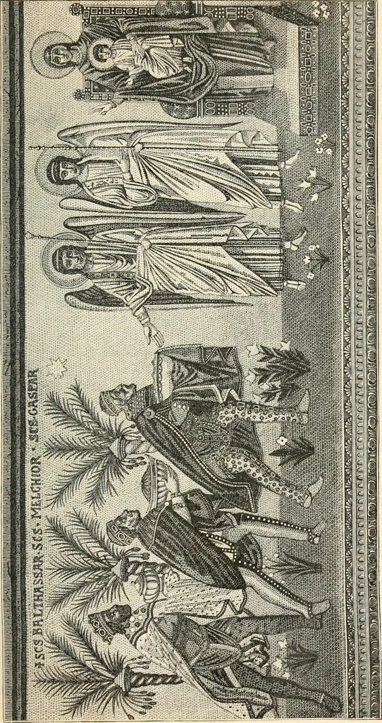 An illustration from Bilder aus der Geschichte der altchristlichen Kunst und liturgie in Italien, 1899, leaf 200