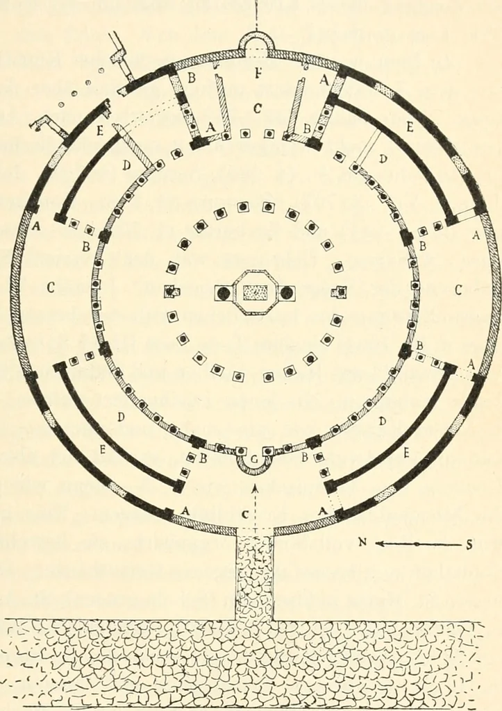 An illustration from Bilder aus der Geschichte der altchristlichen Kunst und liturgie in Italien, 1899, leaf 218