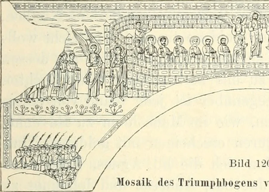 An illustration from Bilder aus der Geschichte der altchristlichen Kunst und liturgie in Italien, 1899, leaf 230