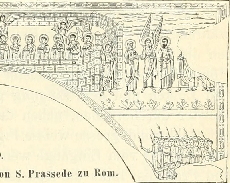 An illustration from Bilder aus der Geschichte der altchristlichen Kunst und liturgie in Italien, 1899, leaf 230