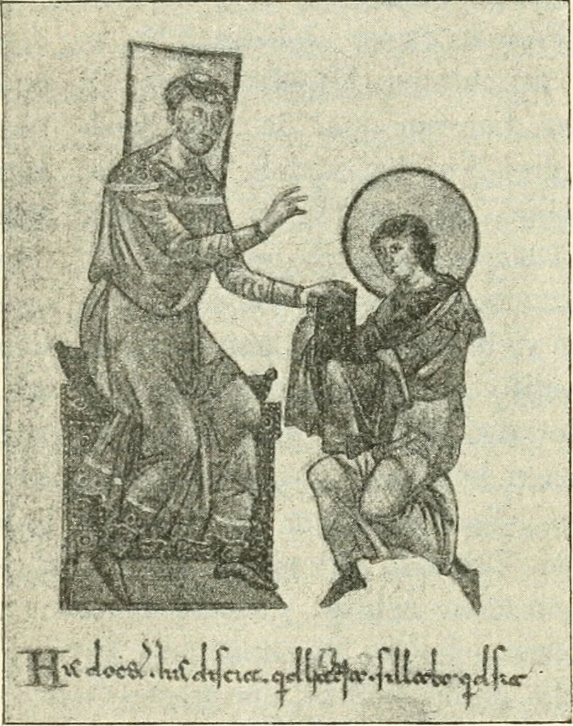 An illustration from Bilder aus der Geschichte der altchristlichen Kunst und liturgie in Italien, 1899, leaf 233