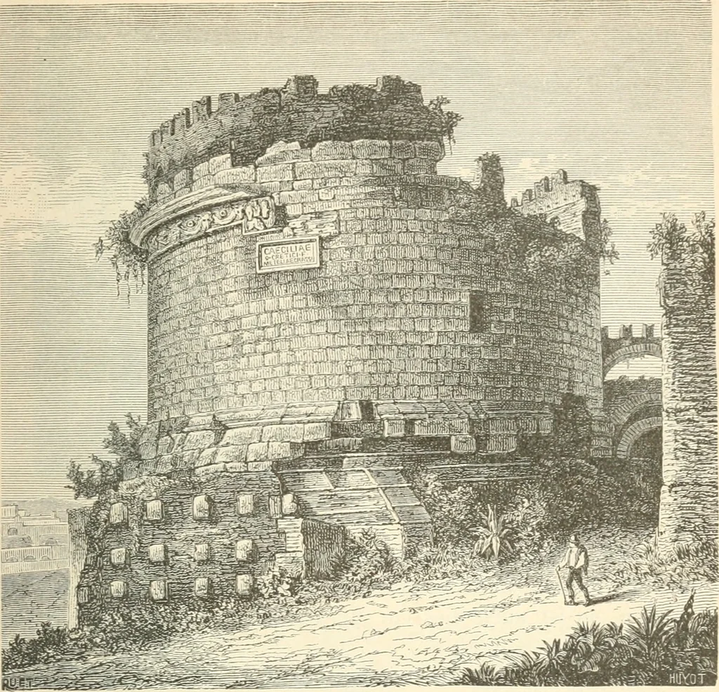 An illustration from Bilder aus der Geschichte der altchristlichen Kunst und liturgie in Italien, 1899, leaf 24