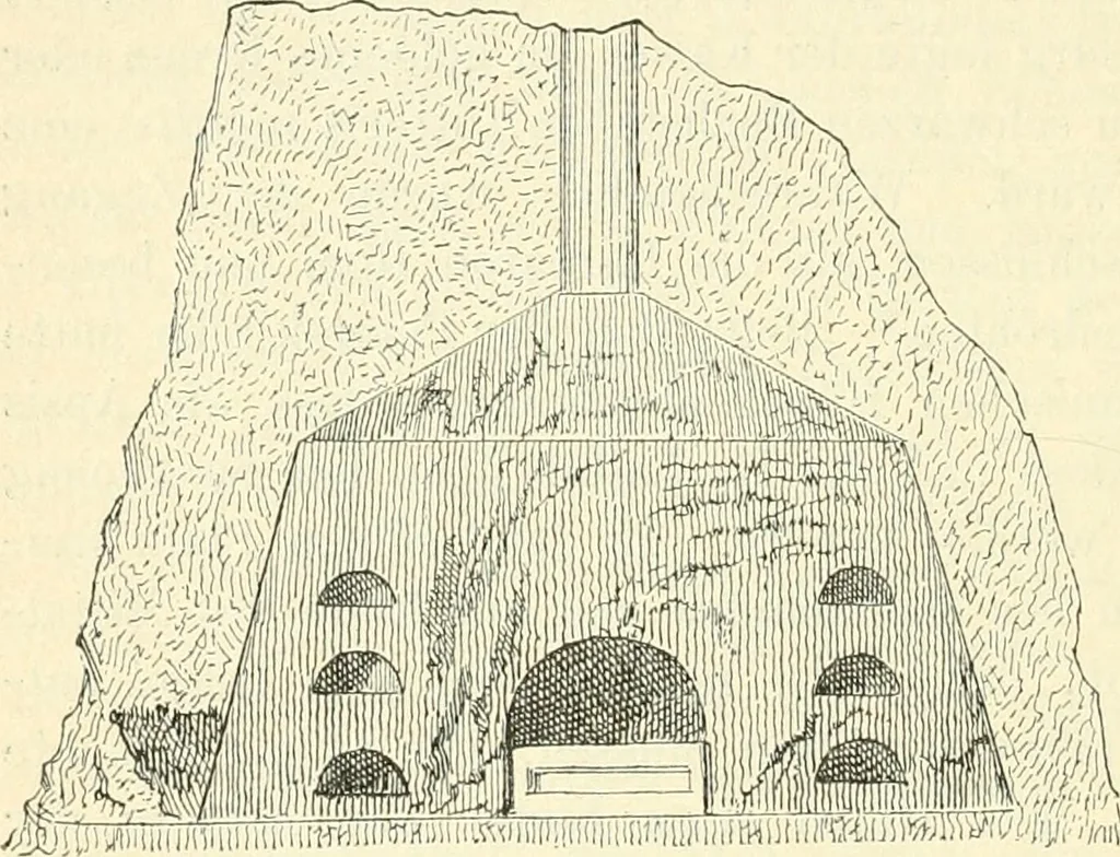 An illustration from Bilder aus der Geschichte der altchristlichen Kunst und liturgie in Italien, 1899, leaf 245