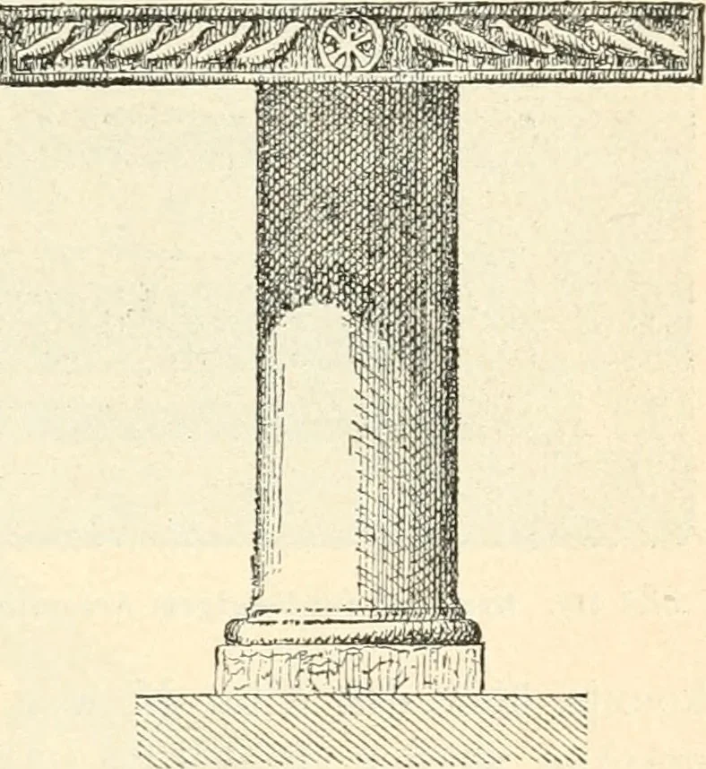 An illustration from Bilder aus der Geschichte der altchristlichen Kunst und liturgie in Italien, 1899, leaf 246