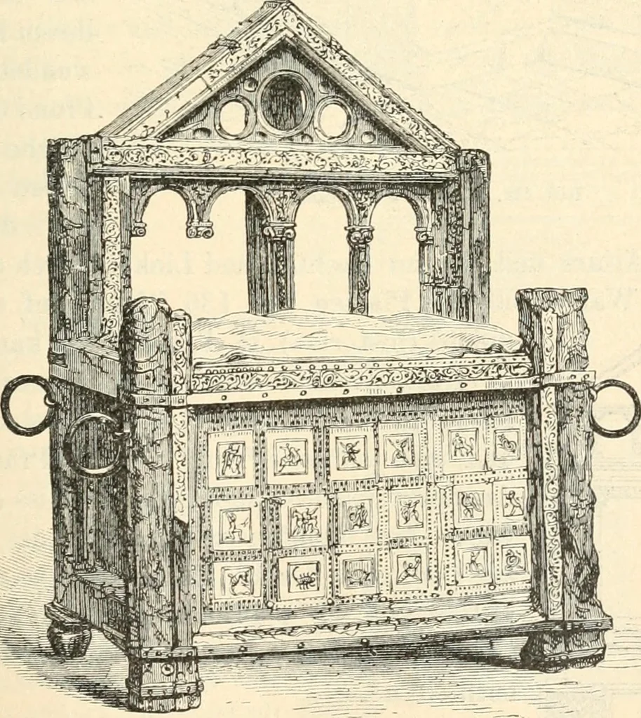 An illustration from Bilder aus der Geschichte der altchristlichen Kunst und liturgie in Italien, 1899, leaf 248