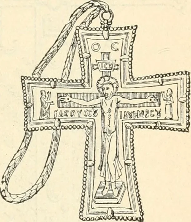 An illustration from Bilder aus der Geschichte der altchristlichen Kunst und liturgie in Italien, 1899, leaf 260
