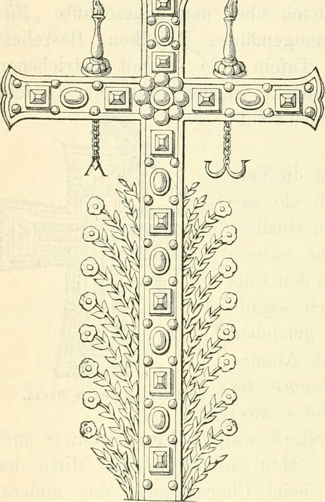 An illustration from Bilder aus der Geschichte der altchristlichen Kunst und liturgie in Italien, 1899, leaf 261
