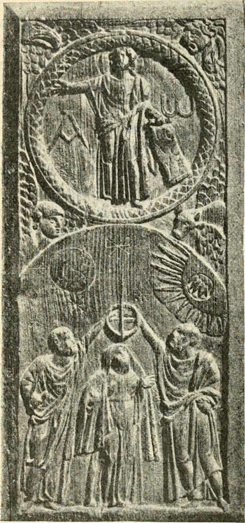 An illustration from Bilder aus der Geschichte der altchristlichen Kunst und liturgie in Italien, 1899, leaf 273
