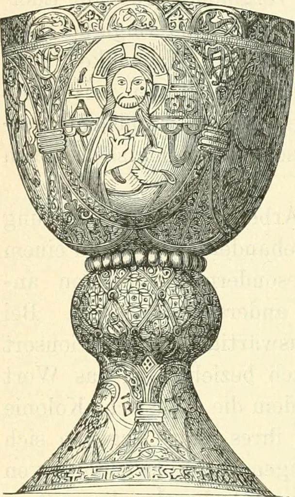 An illustration from Bilder aus der Geschichte der altchristlichen Kunst und liturgie in Italien, 1899, leaf 277