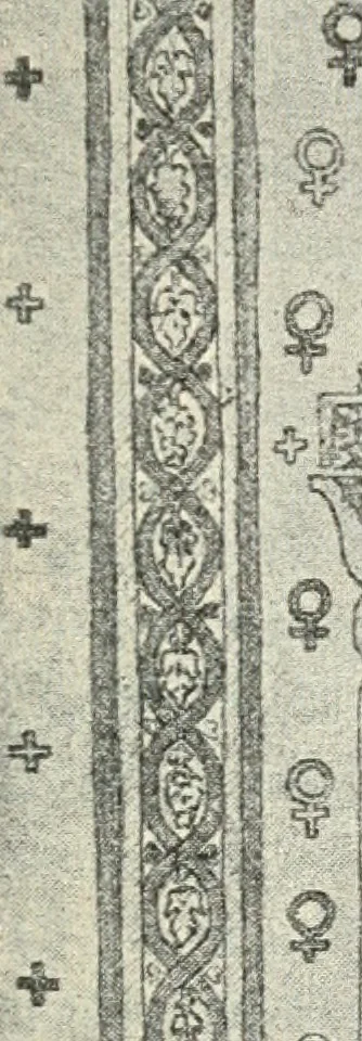 An illustration from Bilder aus der Geschichte der altchristlichen Kunst und liturgie in Italien, 1899, leaf 280