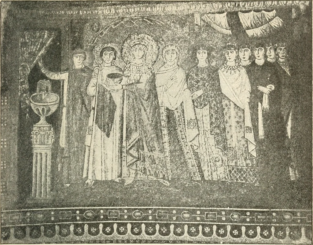 An illustration from Bilder aus der Geschichte der altchristlichen Kunst und liturgie in Italien, 1899, leaf 288