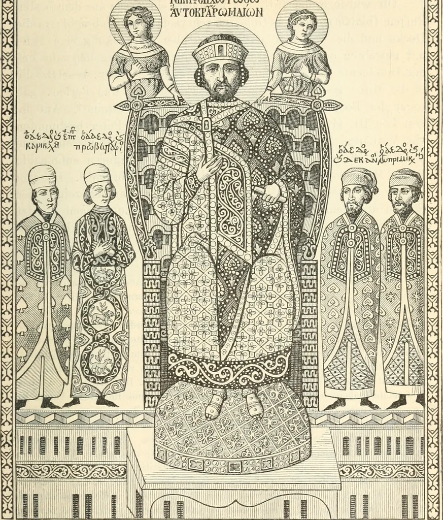 An illustration from Bilder aus der Geschichte der altchristlichen Kunst und liturgie in Italien, 1899, leaf 290