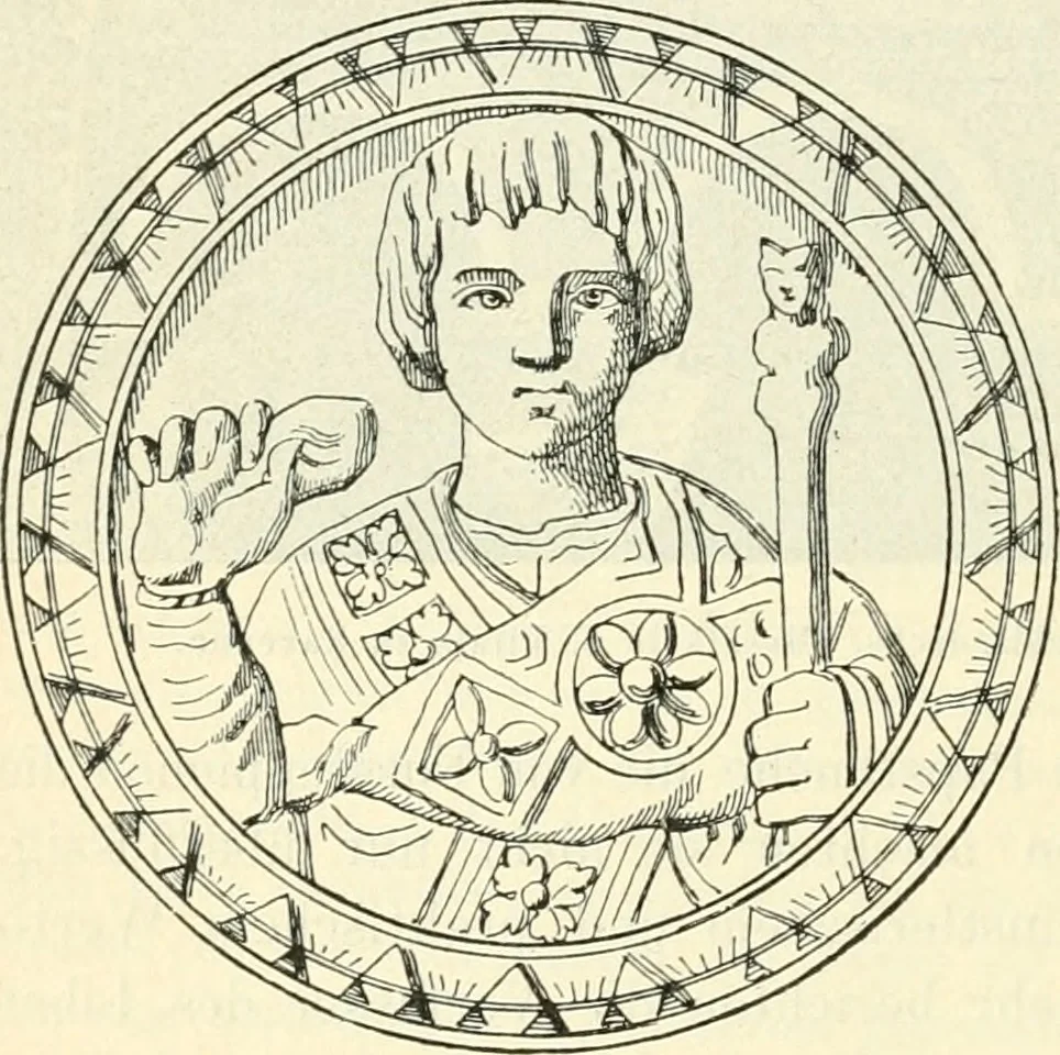 An illustration from Bilder aus der Geschichte der altchristlichen Kunst und liturgie in Italien, 1899, leaf 293