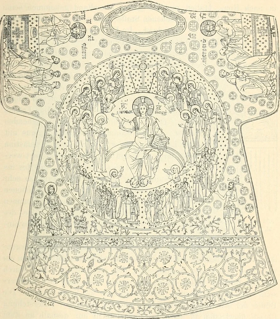 An illustration from Bilder aus der Geschichte der altchristlichen Kunst und liturgie in Italien, 1899, leaf 298