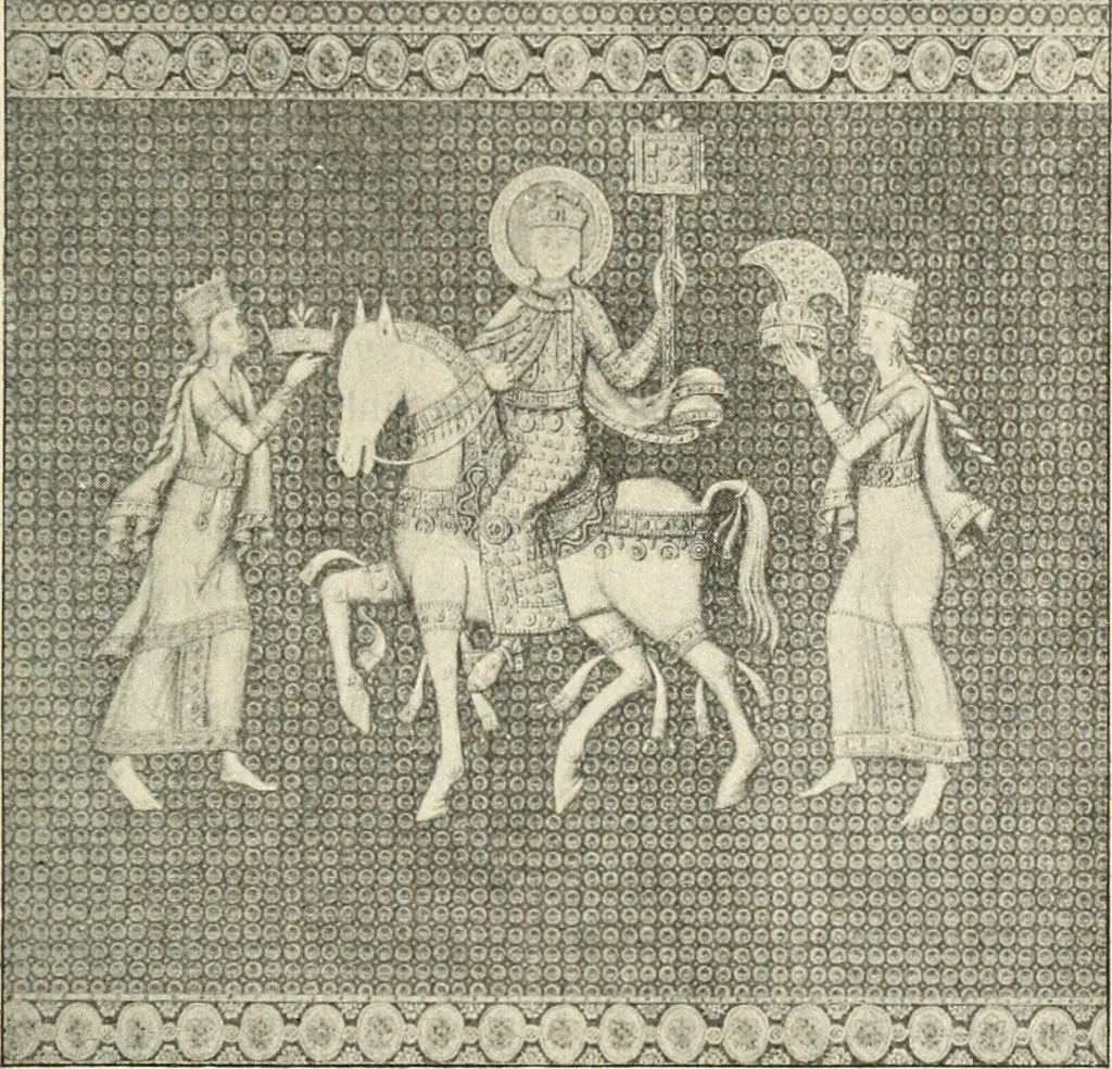 An illustration from Bilder aus der Geschichte der altchristlichen Kunst und liturgie in Italien, 1899, leaf 300