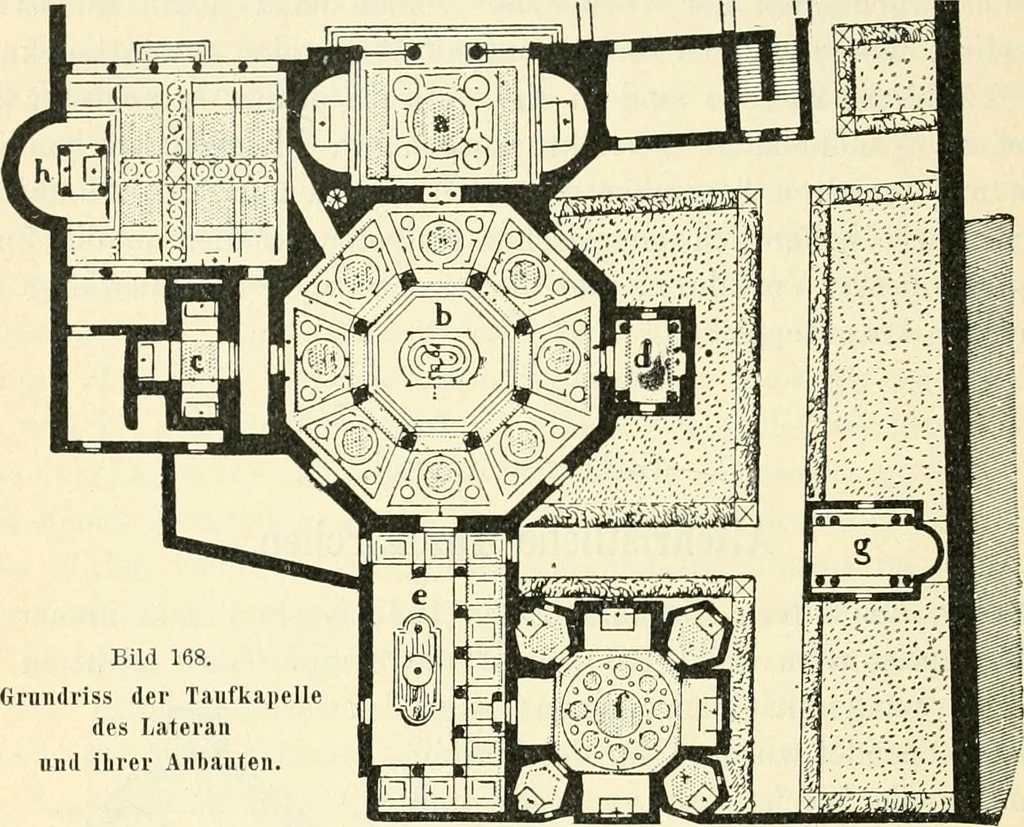 An illustration from Bilder aus der Geschichte der altchristlichen Kunst und liturgie in Italien, 1899, leaf 303