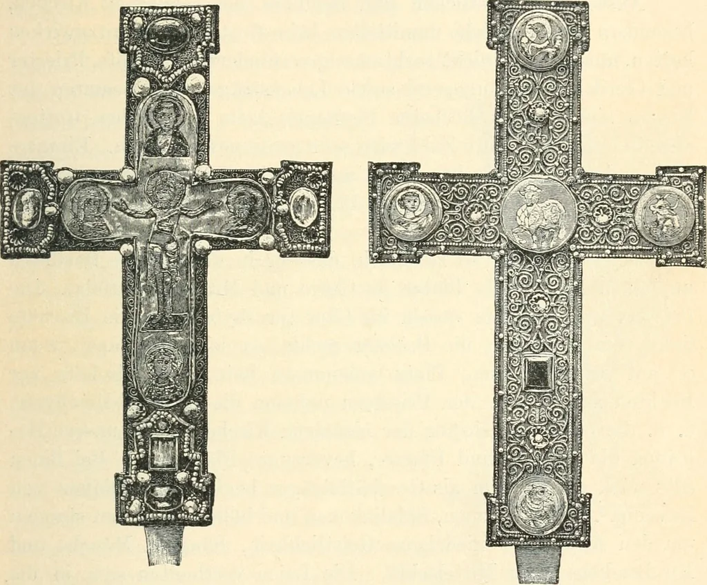 An illustration from Bilder aus der Geschichte der altchristlichen Kunst und liturgie in Italien, 1899, leaf 316